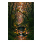 Enchanted Forest Stream Perfect Poster (Voorkant)