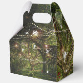 Enchanted Forest Sweet 16 Fairies Sparkling Lights Bedankdoosjes (Achterkant)