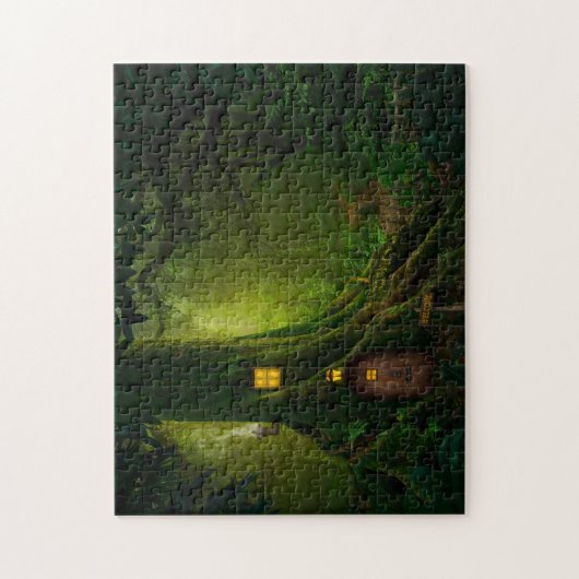 Enchanted Forest Tree house Legpuzzel (Verticaal)