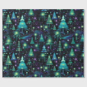 Enchanted Forest Tree-patroon Cadeaupapier (Vlak)