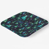 Enchanted Forest Tree-patroon Papieren Bordje (Gebogen)