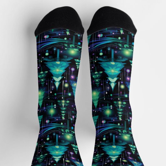 Enchanted Forest Tree-patroon Sokken (Top)