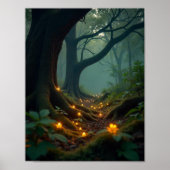 Enchanted Forest Tree Poster Design (Voorkant)