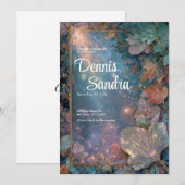 Enchanted Forest Twilight Wedding Kaart (Voorkant / Achterkant)