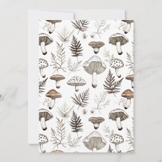 Enchanted Forest Verjaardag uitnodiging (Achterkant)