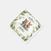 Enchanted Forest: Vieren van Baby servetten (Hoek)