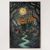 Enchanted Forest Village Jigsaw Puzzle  Legpuzzel (Verticaal)