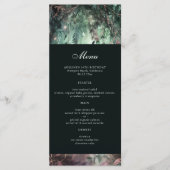 Enchanted Forest Vines Gold Mauve Elegant Menu (Voorkant)