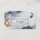 Enchanted Forest Visitekaartje Fox Moon (Voorkant)