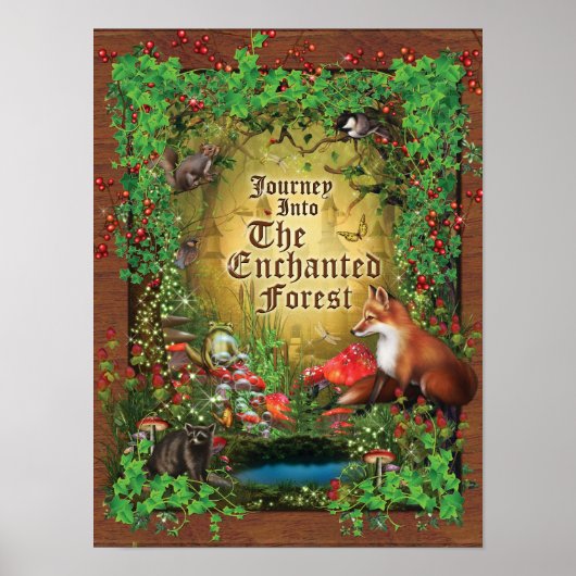 Enchanted Forest Wall Decor Poster (Voorkant)