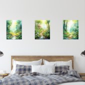 Enchanted Forest - Waterverf kwekerij Muurkunst Sets (Slaapkamer)