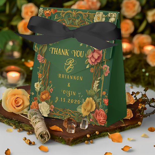 Enchanted Forest Wedding Favor Boxes Bedankdoosjes