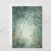 Enchanted Forest Wedding Kaart (Achterkant)