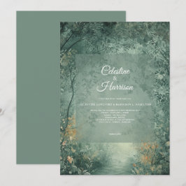 Enchanted Forest Wedding Kaart