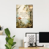 Enchanted Forest Wedding Poster (Thuiskantoor)