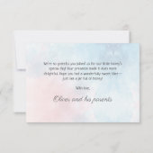 Enchanted Forest Wild One Boy Verjaardag Uitnodigi Bedankkaart (Achterkant)