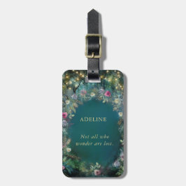 Enchanted Forest Wild Rozen Fairy Woodland Quote Bagagelabel