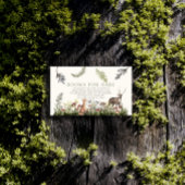 Enchanted Forest Woodland Animals Boeken voor Baby Informatiekaartje