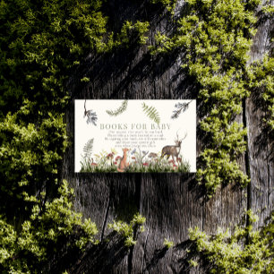 Enchanted Forest Woodland Animals Boeken voor Baby Informatiekaartje