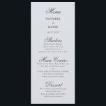 Enchanted Forest Woodland Blue Wedding Menu Kaart<br><div class="desc">Enchanted Forest Woodland Blue Wedding Menu Kaart. De tekst is volledig klantgericht. Deel van onze Enchanted Wedding Invitation Suite. Een staarhert die op een slechte nacht naar de bosmaan kijkt met vliegende ravens of kraaien. Dit collectie heeft donkere herfstkleuren met paarse, blauwe, grijze, zwarte, groene en meer herfstkleuren. Moody, Modern,...</div>