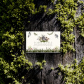 Enchanted Forest Woodland Luier Raffle Ticket Informatiekaartje