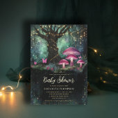 Enchanted Forest Woodland Magical Tree Baby Shower Kaart