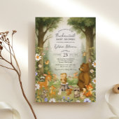 Enchanted Forest Woodland Storybook Baby Shower Kaart