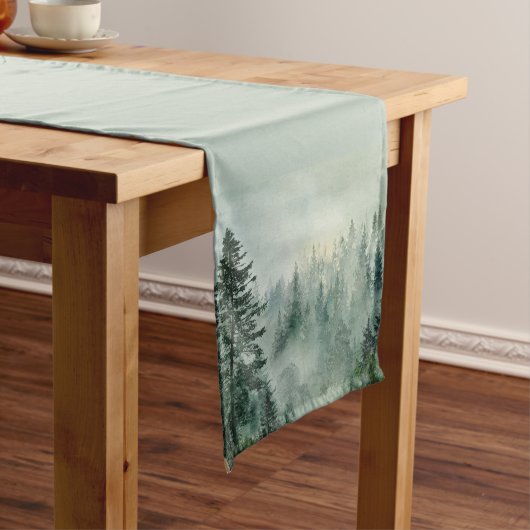 Enchanted Forest Woodland Table Runner Lange Tafelloper (Voorbeeld)