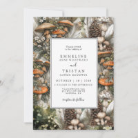Enchanted Forest Woodland Wedding Invitation