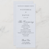 Enchanted Forest Woodland Wedding Programme Kaart (Voorkant / Achterkant)