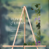 Enchanted Forest  Woodland Wedding Welkom Acryl Bord (Neutraal)