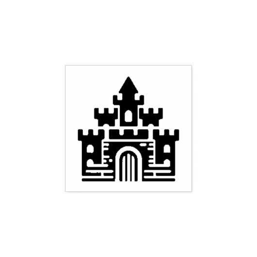 Enchanted Fortress Rubber Stamp Rubberstempel (Afrduk)
