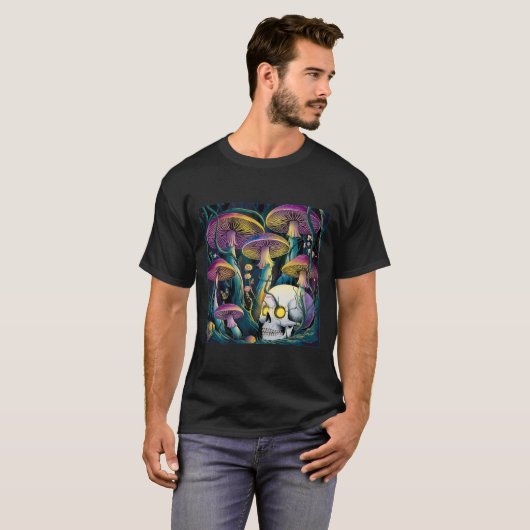 Enchanted Fungal Forest T-shirt (Voorkant volledig)