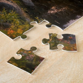 Enchanted Garden at Dawn Majestic Trees Legpuzzel (Zijkant)