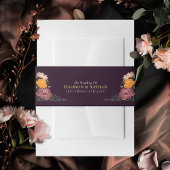 Enchanted Garden Bloemen bruiloft Uitnodigingen Wikkel