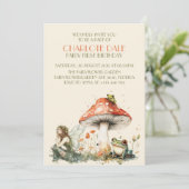 Enchanted Garden Fairy Eerste Verjaardag Kaart (Staand voorkant)