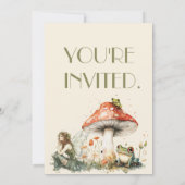 Enchanted Garden Fairy Eerste Verjaardag Kaart (Achterkant)