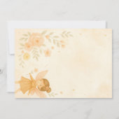 Enchanted Garden Fairy Verjaardagsfoto Kaart (Achterkant)