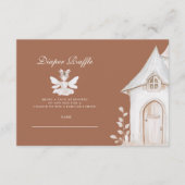 Enchanted Garden Fairy Wildflower Diapper Raffle Informatiekaartje (Voorkant)