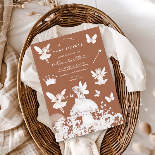 Enchanted Garden Fairy Wildflower Kaart