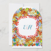 Enchanted Garden Fairytale Wedding Invitations Kaart (Achterkant)