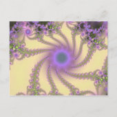 Enchanted Garden Fractal Briefkaart (Voorkant)
