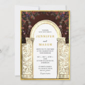 Enchanted Garden Gate huwelijksuitnodiging Kaart (Voorkant)