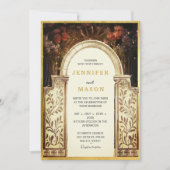 Enchanted Garden Gate huwelijksuitnodiging Kaart (Voorkant)