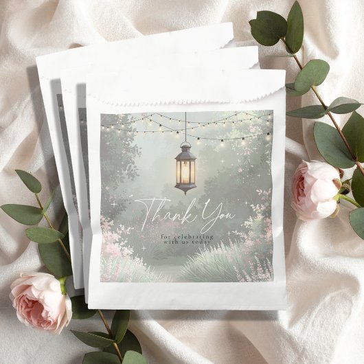 Enchanted Garden Lantern Bedankt Pink ID1163 Bedankzakje