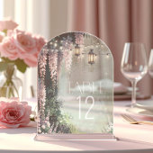Enchanted Garden Lanterns Sweet 16 Pink ID1163 Acryl Uitnodigingen