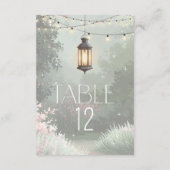 Enchanted Garden Lanterns Tafelnummer Roze ID1163 (Achterkant)