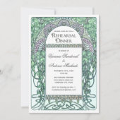 Enchanted Garden Rehearsal Dinner Invitations Kaart (Voorkant)