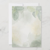 Enchanted Garden String Lights Romantic Wedding Kaart (Achterkant)