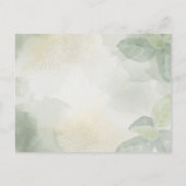 Enchanted Garden String Lights Save the Date  Aankondigingskaart (Achterkant)